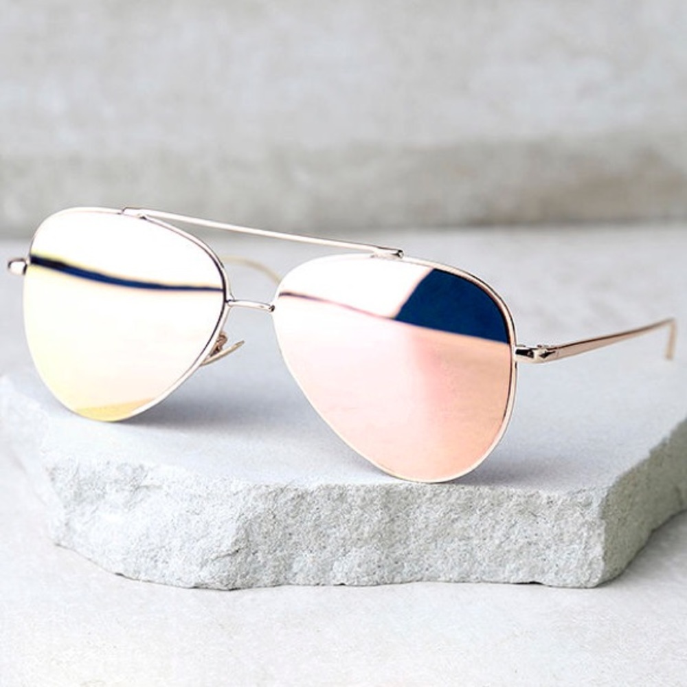 Perverse ToniBologni Pink Aviator Sunglasses